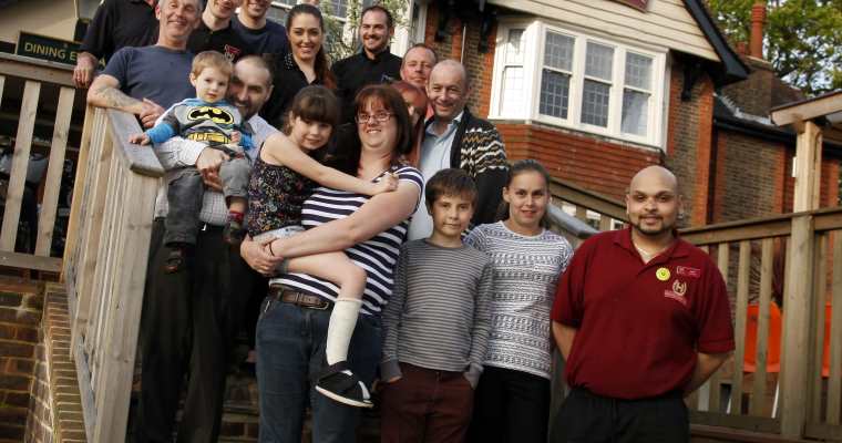 Bethany with family and friends